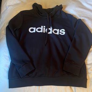ADIDAS Black Hoodie Size Large